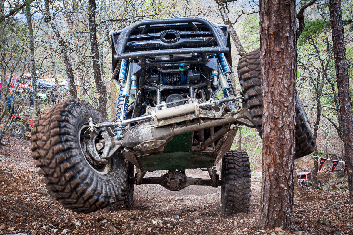 Careful in Hot Springs, Trees Fight Back -- 2014 Genright Ultra4